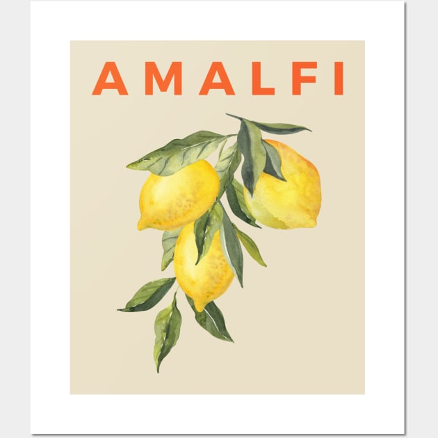 Amalfi Lemons Wall Art by yourstruly